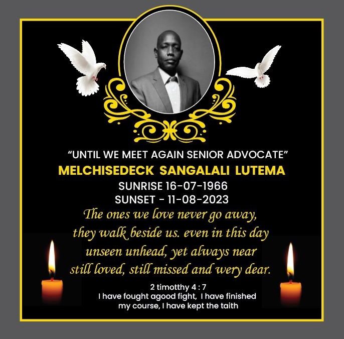 Remembering Melchisedeck Sangalali Lutema: Mr. Harbinder Singh Sethi on the Passing Away of his Dear Friend